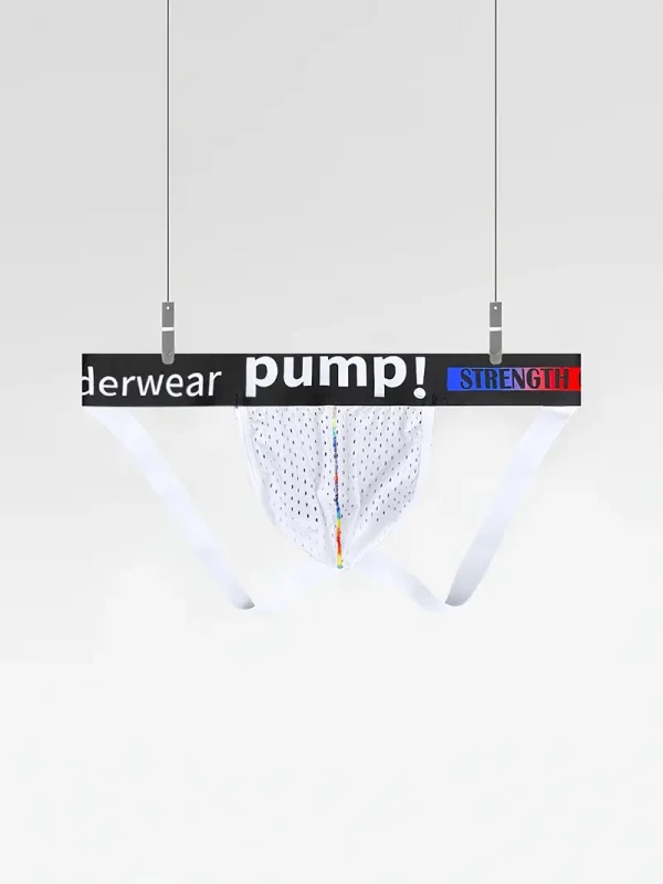 Jockstrap Pump Strength color Blanco