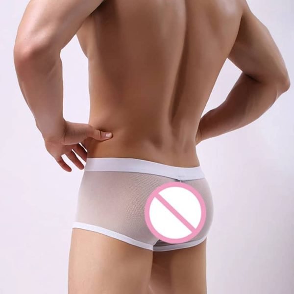 Boxer Transparente Blanco