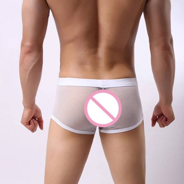 Boxer Transparente Blanco