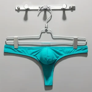 Tanga de Algodón Elástico Color Aqua